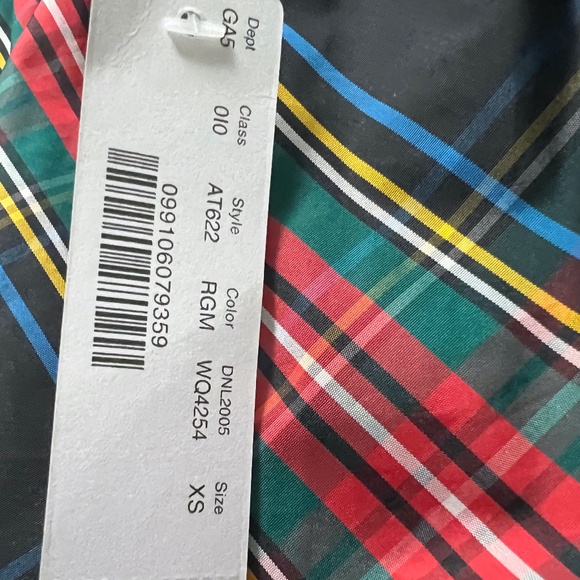 RARE NWT J. Crew Tiered Maxi Skirt in Black Stewart Tartan Taffeta - Size XS - Picture 14 of 15